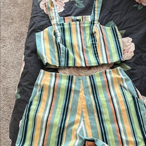 CARMEL top and shorts outfit. Top is L and bottom is M bought in Brazil 🇧🇷